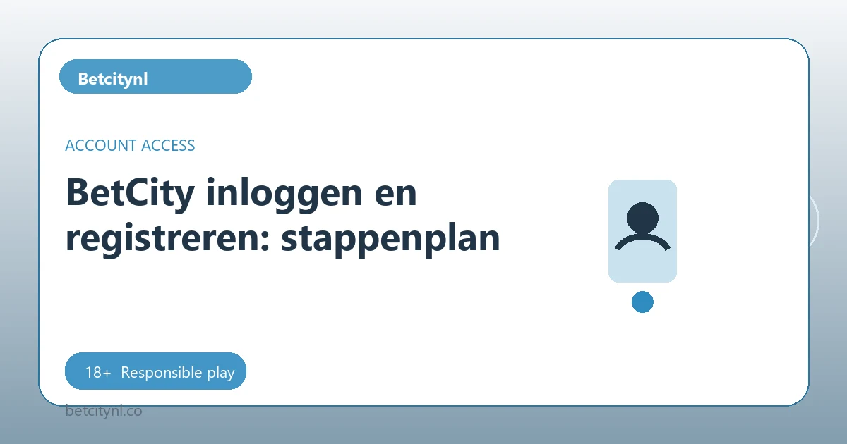 BetCity inloggen en registreren: stappenplan - Betcitynl guide